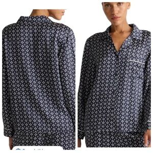 Quince Women's Silk Long Sleeve Pajama Top